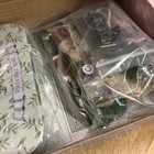 Lighted Box Theater Building Kit Lighted Countryside Scene  2 Rabbits In Swing  