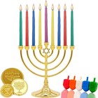Menorah Candles Chanukah Candles 44 Colorful Hanukkah Candles For All 8 Nights