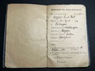 Wwi Original Imperial German Military Pass Keil Inf Reg 13 Bayern 11 11 1918 