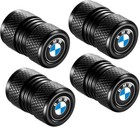 Tire Valve Stem Caps 4pcs Compatible Bmw M Series Universal Car Air Covers Black