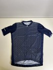 La Passione Cycling Jersey Full-zip Short Sleeve Navy Cell - Size Large