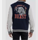 Iron Maiden The Number Of The Beast Varsity Jacket Officially Licensed Size L