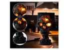 Halloween Stone Skull Lamp Gothic Decor Led Lava Lamps Realistic Shape Kids Desk