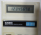 Vintage Casio Lc-310 Pocket Calculator W  Case Tested Works Working