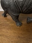Incredible Rhinoceros Rhino Bronze Art Sculpture Figurine By Barry Stein Signed