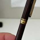 Colibri Of London Vintage Burgundy Gold Ballpoint Pen And Mechanical Pencil Set