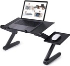 Foldable Laptop Table Stand Lap Sofa Bed Tray Computer Notebook Desk Adjustable