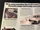 1986 Dodge Chrysler Plymouth - Vintage Original Automotive Print Ad   Wall Art