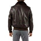 Mens G-1 Aviator A-2 Bomber Jacket Brown Navy Flight Real Leather Air Force Us