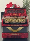 Hohner Corona Ii Xtreme Fbe 34 Button Diatonic Red Accordion   Straps And Bag