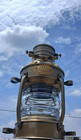 Antique Nautical Ship Lantern     Vintage Maritime Oil Lamp Boat Cabin Light