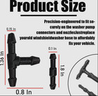 Osilly Windshield Washer Hose Kit 4m With 12 Connectors Universal Car Washer Flu