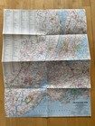 Vintage 1964 National Geographic Greater New York Tourist Manhattan Map Usa