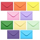 50 Pack Mini Gift Card Envelopes Credit Card Size Assorted Colors