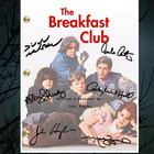 The Breakfast Club Movie Script Autographed Reprint Cast Signed Free Shipping