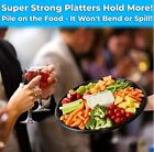 Large Plastic Catering Tray W dome Lid Stackable Party Platters By Avant Grub