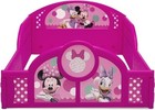 Minnie Mouse Toddler Bed With Guard Rails Safe Purple Frame Girls Room Furniture