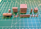 Ho Scale 1 87 Deluxe Industrial Complex 36pc Kit Brick Shed Fuel Tanks Barriers