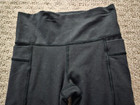 Athleta Girl Natural Play Stash Tight Black Leggings  Size Medium  8-10 