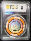 2016 Fully Funded Loaded Satori 0 001 Btc Bit Coin Orange Poker Chip Pcgs Ms69