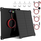 12w 12v Waterproof Mppt Solar Battery Charger   12w Ultrasmart Mppt Black