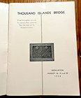Thousand Islands International Bridge Dedication Official 1938 Souvenir Program