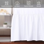 Crib Skirt Dust Ruffle  100  Egyptian Cotton 400 Thread Count Soft Breathable   