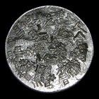 Great Britain Authentic Real Silver Trade Dollar Heavy Chop Marks Coin    kk844
