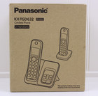 Panasonic Kx-tgd632w Dect 6 0 Cordless Phone Answering System 2 Handsets