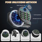 2025 New Home Safe  7 0 Cu Ft Large  Fingerprint Safe Box With Dual Alarm System