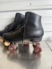 Vintage Riedell 120 Leather Roller Skates Size 12 5 Sure-grip Century 8 Plates
