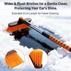 Snow Brush   Ice Scraper 2-in-1 35 4  With 360   Rotating Head For Car Windshield