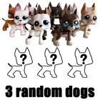 3pcs Littlest Pet Shop Toys Bobble Head Great Dane Dogs Girls Generation 3 Pets