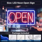 Led Neon Open Sign  16 5 x 9  Open Sign For Business  Powered By Usb With On    