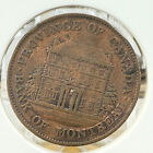 1844 Bank Of Montreal Canada 1 2 Half Penny Token Soho Mint Sp1572
