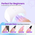 Beetles Gel Nail Polish Kit Uv Light 31pcs Base Matte Glossy Top Coat Soak Off