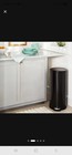 30l  8 Gallon  Round Step Trash Can Black - Brightroom
