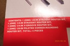 New Old Stock Usa Craftsman  Router Bit Set