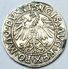 Lithuania   Poland 1547 Silver Half Groschen Rider   Eagle