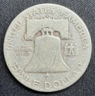 1951-s Franklin Half Dollar  90  Silver  Vg   143