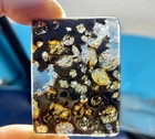 Sericho Pallasite Meteorite Slice Olive Iron Meteorite - From Kenya 41 31mm