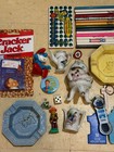 Junk Drawer Lot Mix Of Vintage Toys  Collectibles  Keychains  Cool Knickknacks
