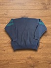 Boys Vintage 90s Gap Varsity Chunky Cable Knit Tennis Sweater Preppy Academia M