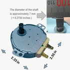 Wb26x10038  ssm-16h Mdpj030af  Microwave Turntable Motor Oem For Ge   Frigida   