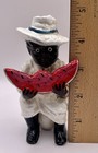Vintageblack Americana   Cast Iron Bank   5   