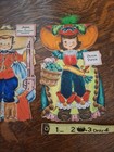 2 Vintage Greeting Cards Land Of Make Believe Hallmark 1940 s Doll Card 