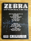 Zebra - Live At The Summit 1983 Dvd Randy Jackson Felix Hanemann
