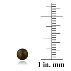 Stainless Steel 5-6mm Freshwater Multi-color Stud Earrings  Set Of 10