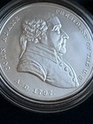 1oz  999   Pure Silver    John Adams Presidential Silver Medal Ogp   Coa Km S802