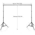 Photo Video Studio 10x7ft wxh  Adjustable Backdrop Support System Kit Backgro   